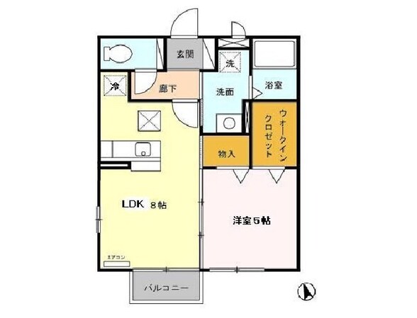 ボナール西多賀の物件間取画像
